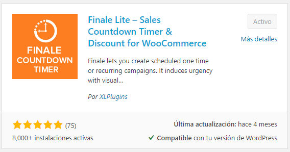 Finale Lite Sales Countdown timer