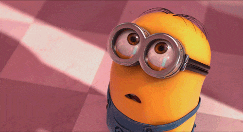 Minion asombrado